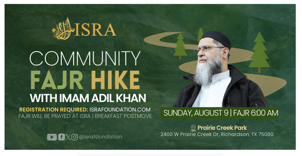 Community Fajr Hike with Imam Adil Khan