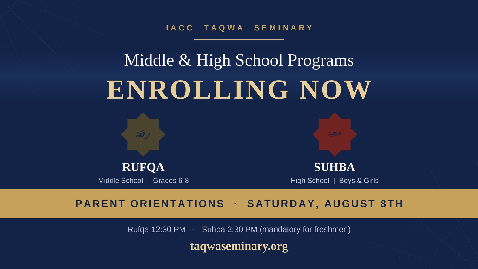 Parent Orientations