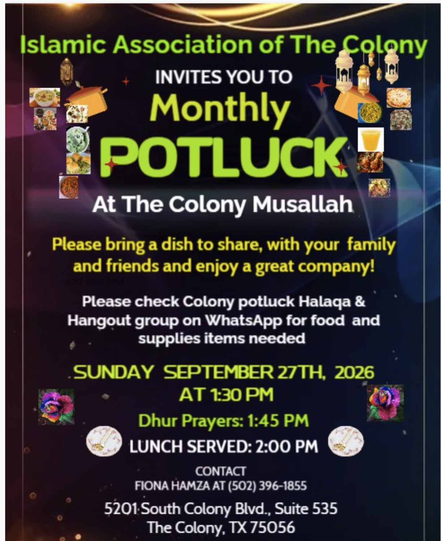 Monthly Potluck