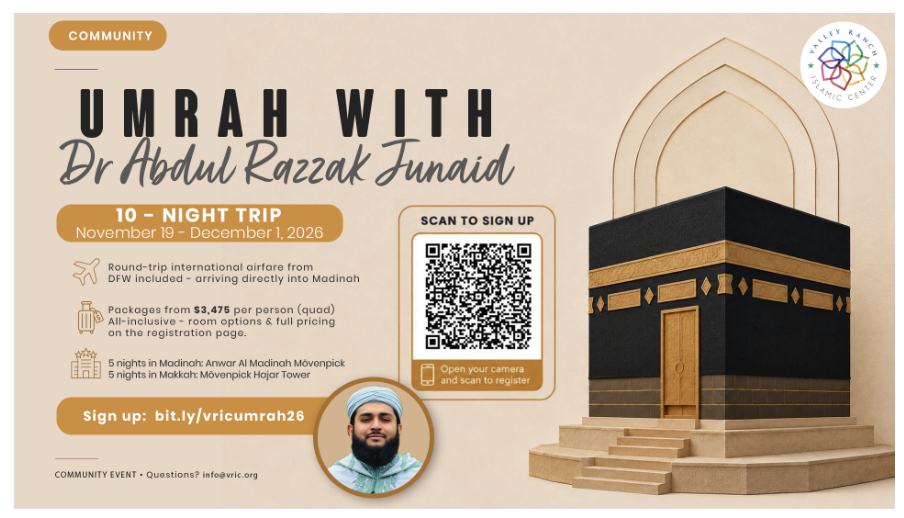 Umrah with Dr Abdul Razzaq Junaid