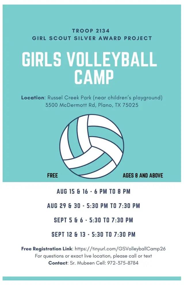 Girls Volleyball Camp