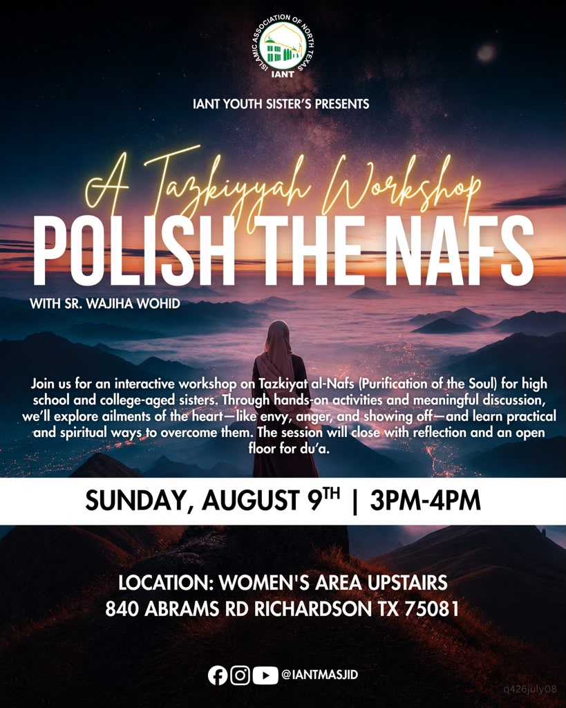 A Tazkiyah Workshop: Polish the Nafs