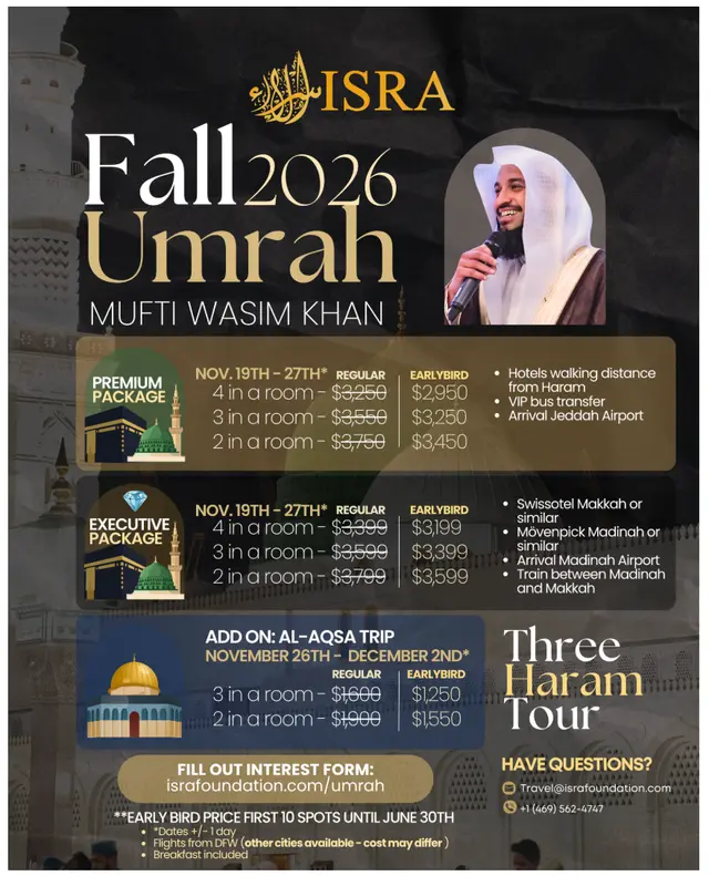 Fall 2026 Umrah