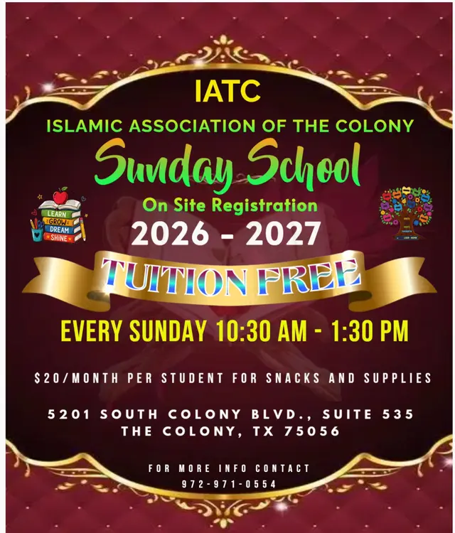 Sunday School On Site Registration 2026 - 2027