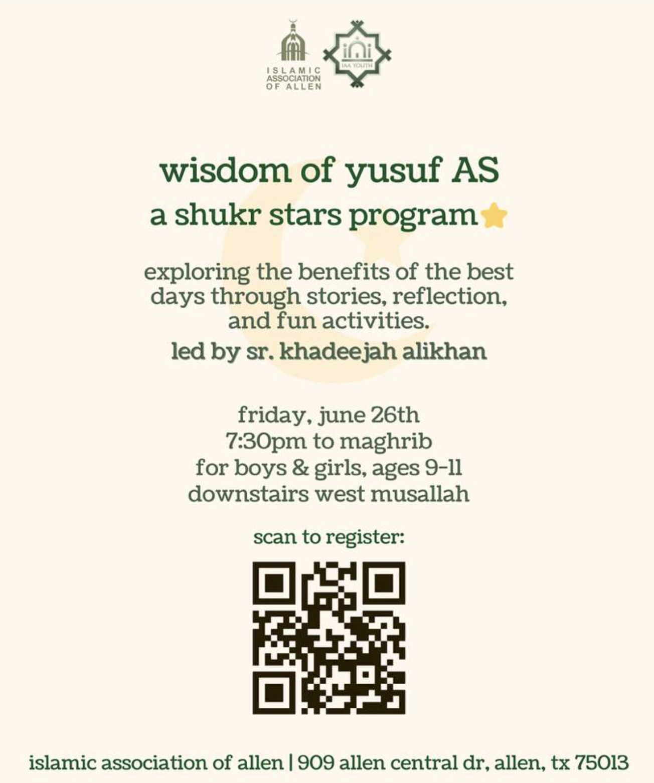 wisdom of yusuf AS