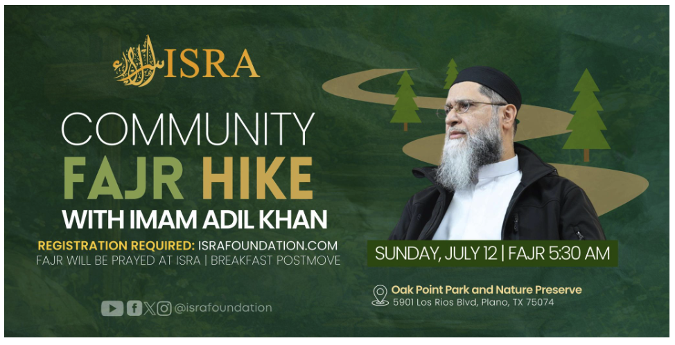 Community Fajr Hike with Imam Adil Khan