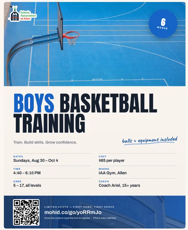 Boys Basketball Training