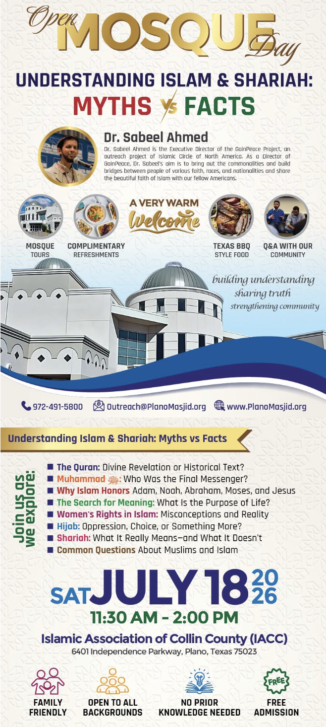 Open Mosque Day: Understanding Islam & Shariah: Myths vs Facts