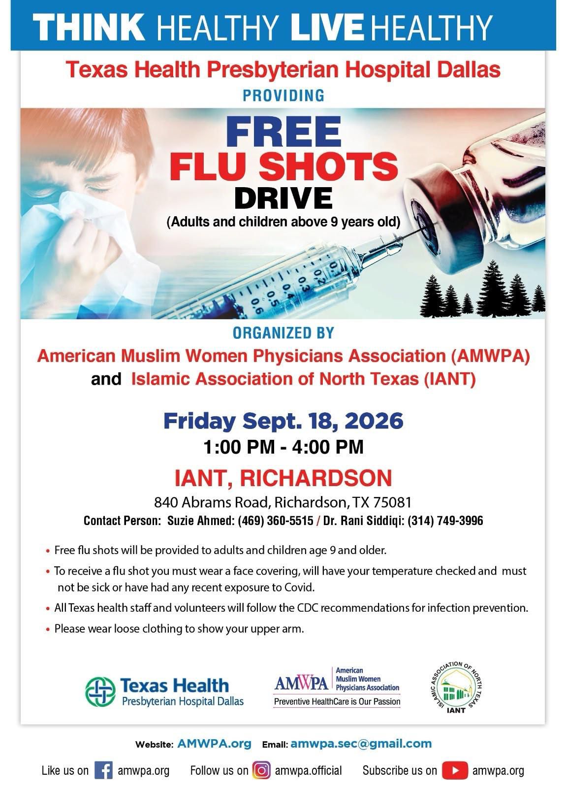 Free Flu Shots Drive