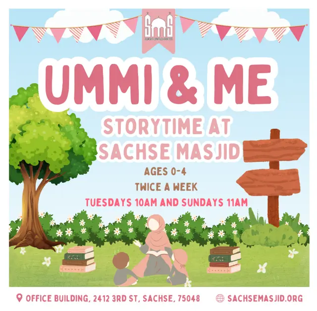 Ummi & Me Storytime at Sachse Masjid