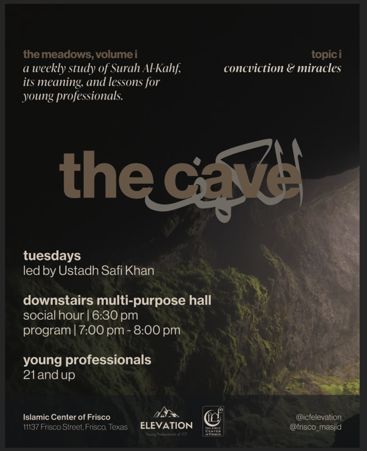 the cave