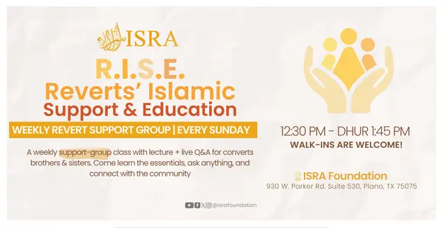 R.I.S.E. Reverts’ Islamic Support & Education