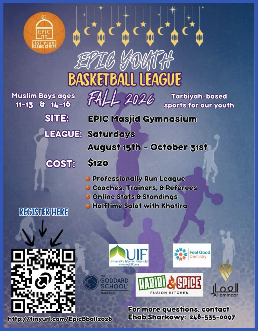 EPIC Youth Basketball League Fall 2026