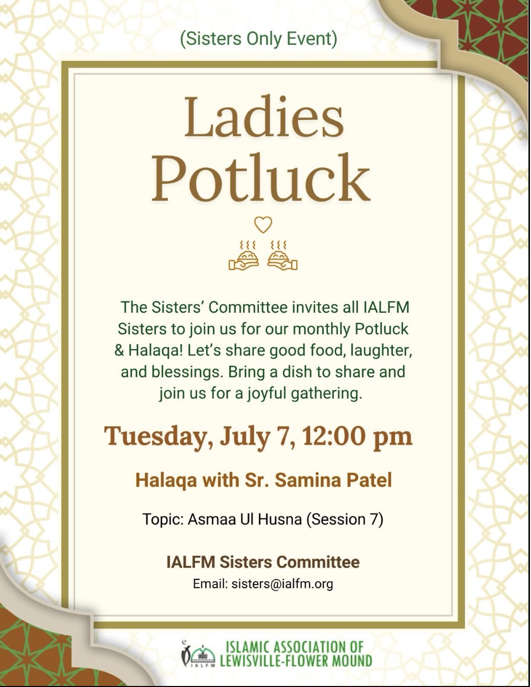 Ladies Potluck
