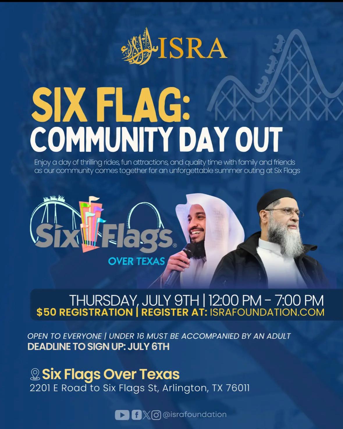 Six Flag: Community Day Out