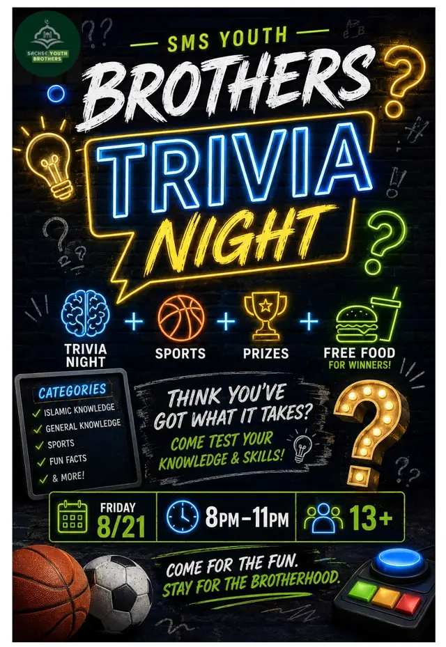 SMS Youth Brothers Trivia Night