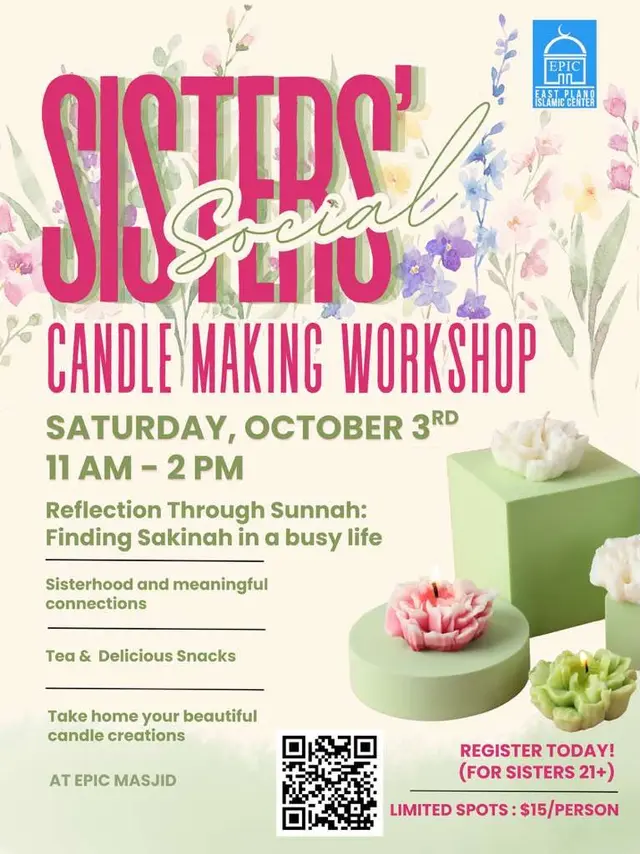 Sisters' Social Candle Making Workshop