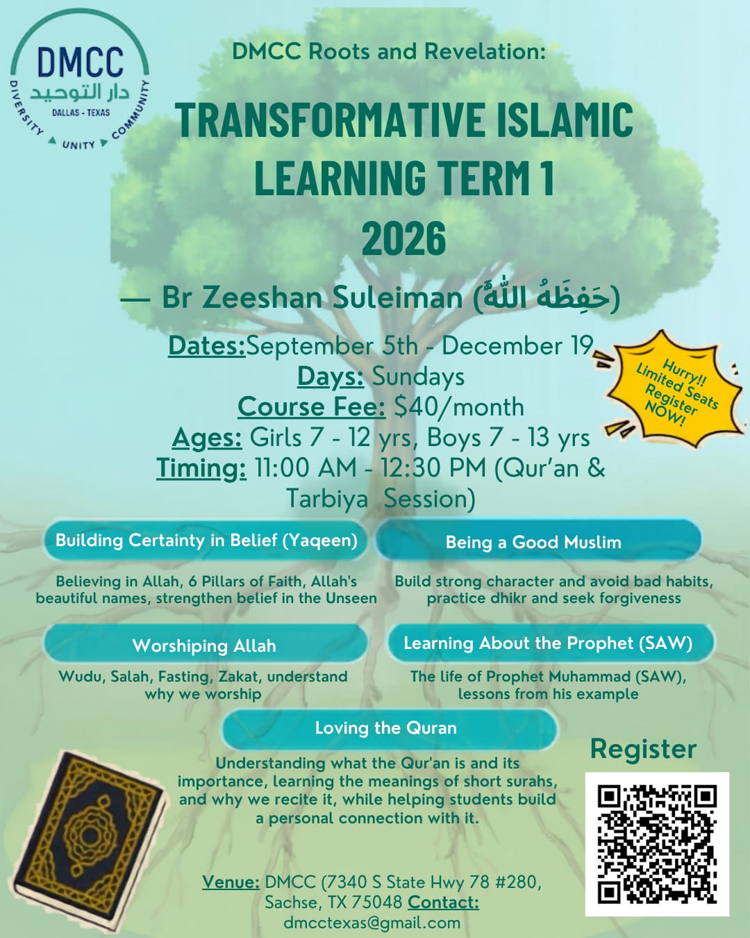 DMCC Roots and Revelation: Transformative Islamic Learning Term 1 2026