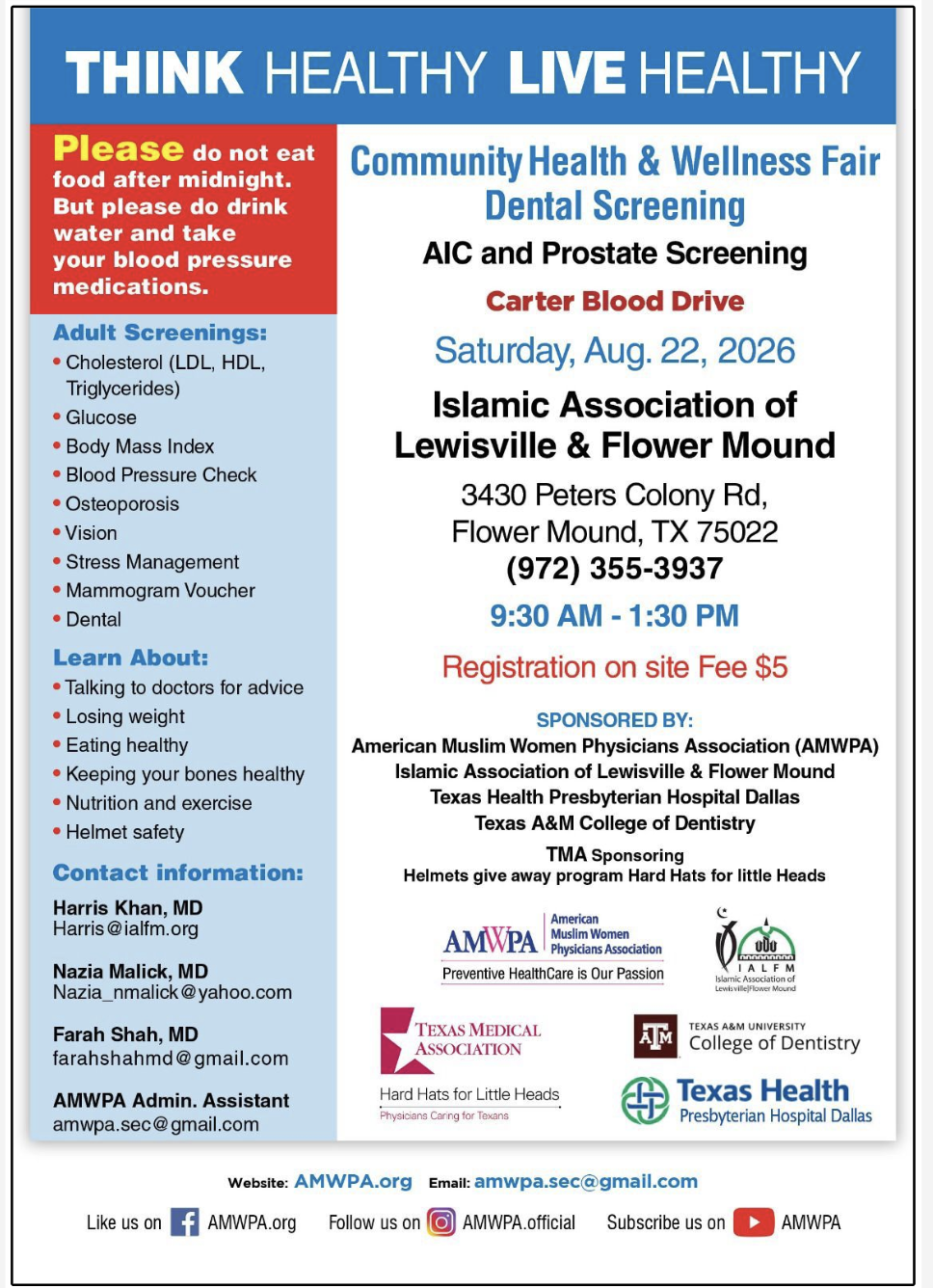 Community Health & Wellness Fair