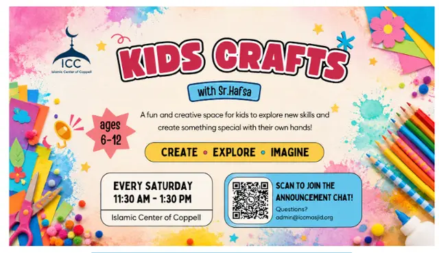 Kids Crafts with Sr.Hafsa