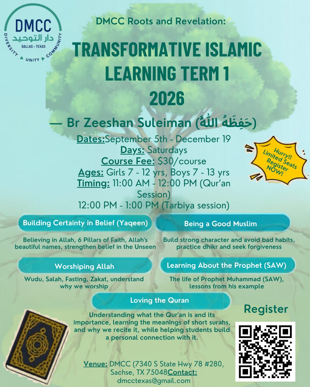 DMCC Roots and Revelation: Transformative Islamic Learning Term 1 2026