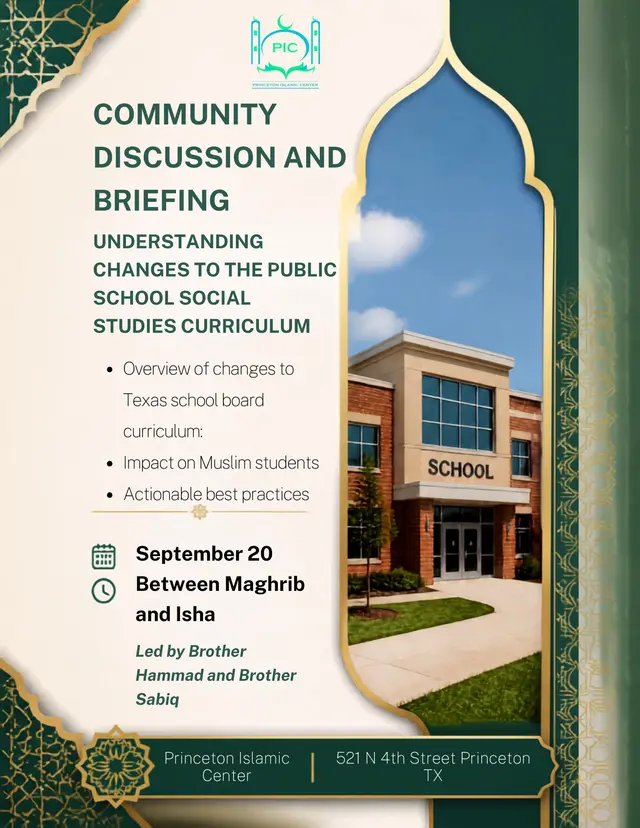 Community Discussion and Briefing