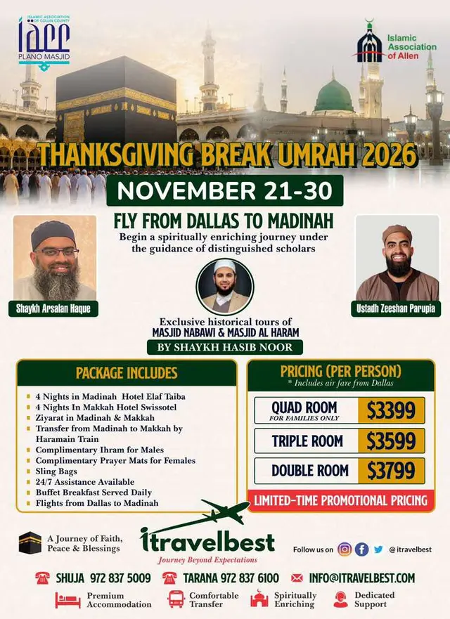 Thanksgiving Break Umrah 2026