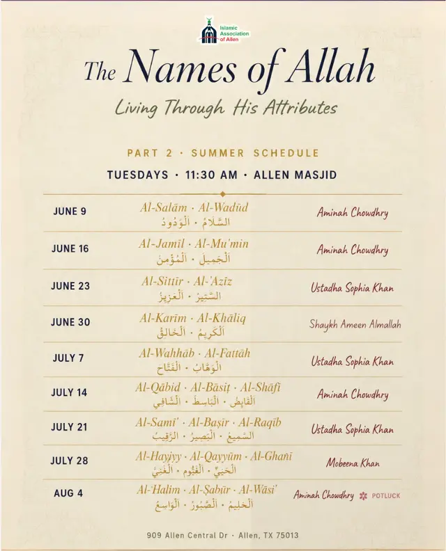 The Names of Allah