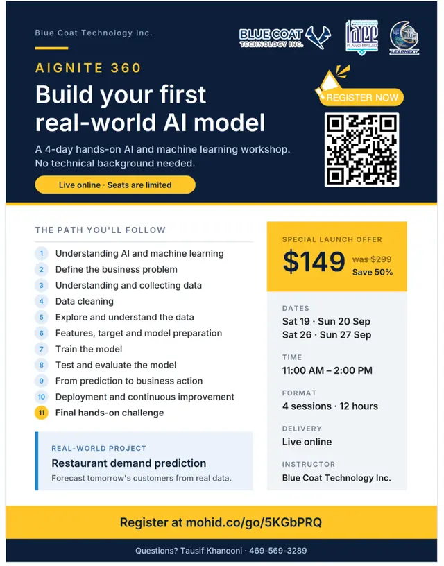 AIGNITE 360: Build your first real-world AI model