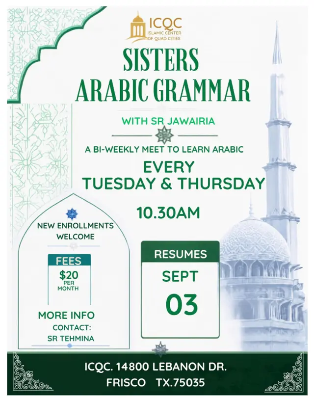 Sisters Arabic Grammar