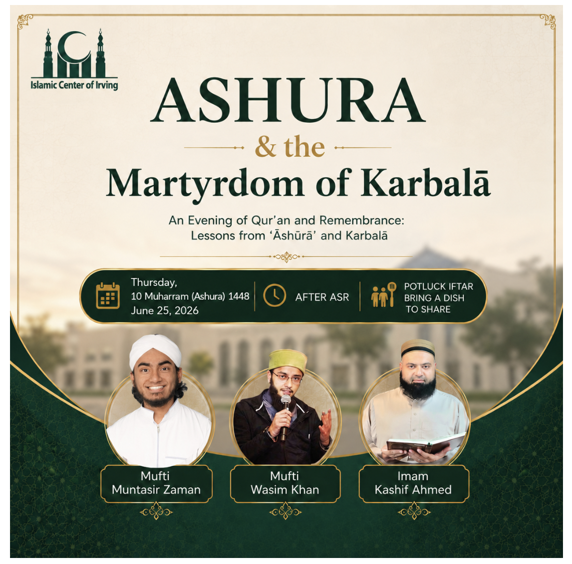 ASHURA & the Martyrdom of Karbalā