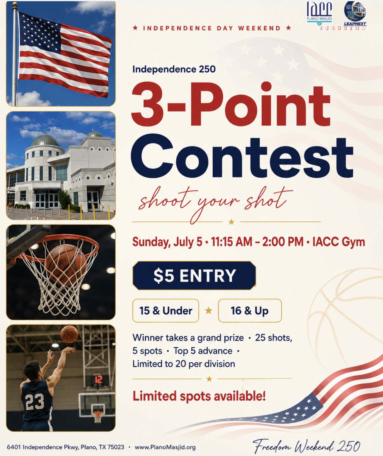 Independence 250 3-Point Contest