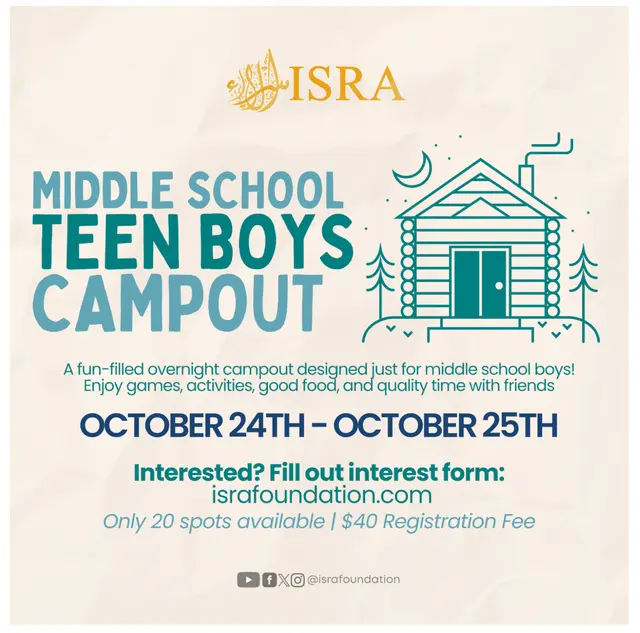 Middle School Teen Boys Campout