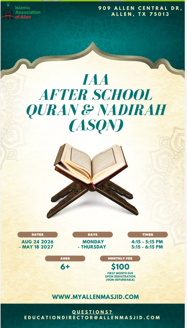 IAA After School Quran & Nadirah (ASQN)