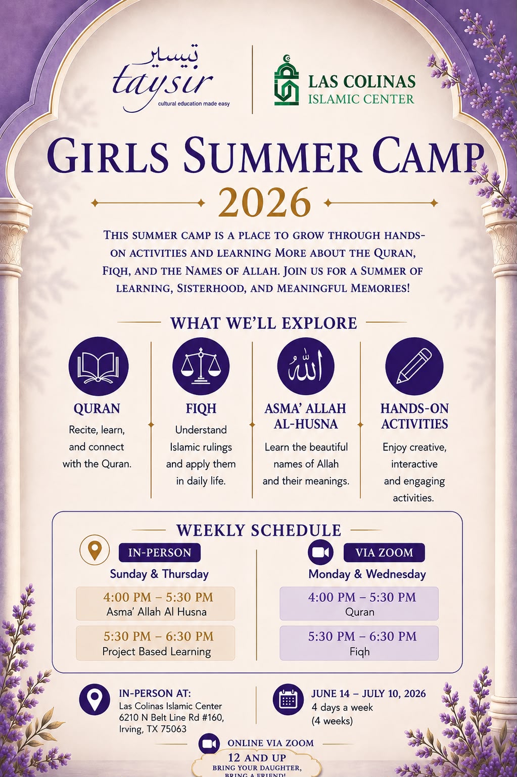 Girls Summer Camp 2026