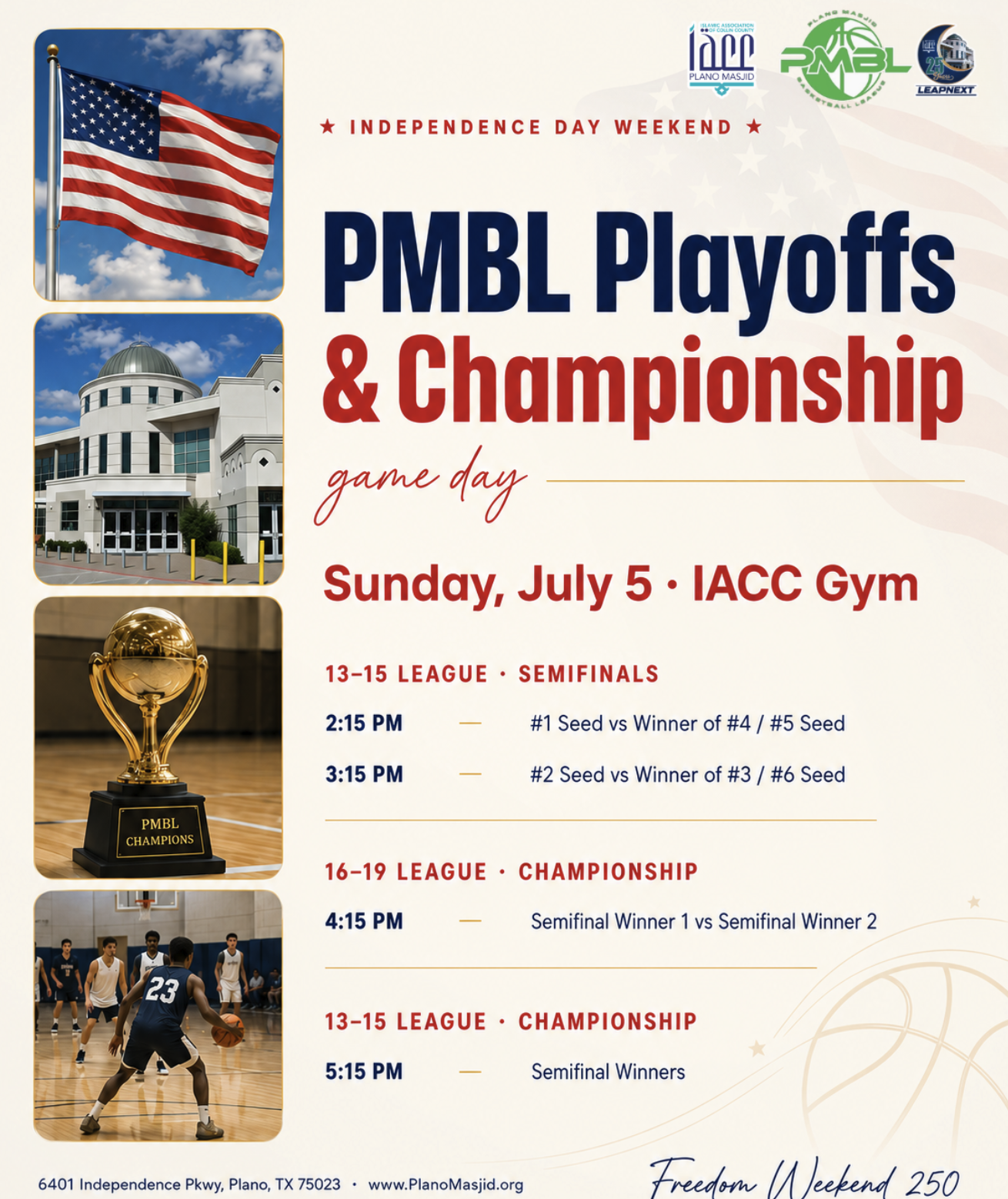 PMBL Playoffs & Championship game day