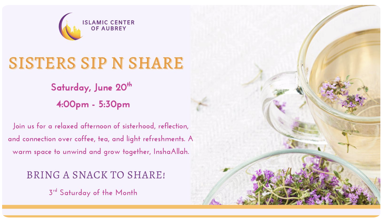 Sisters Sip N Share