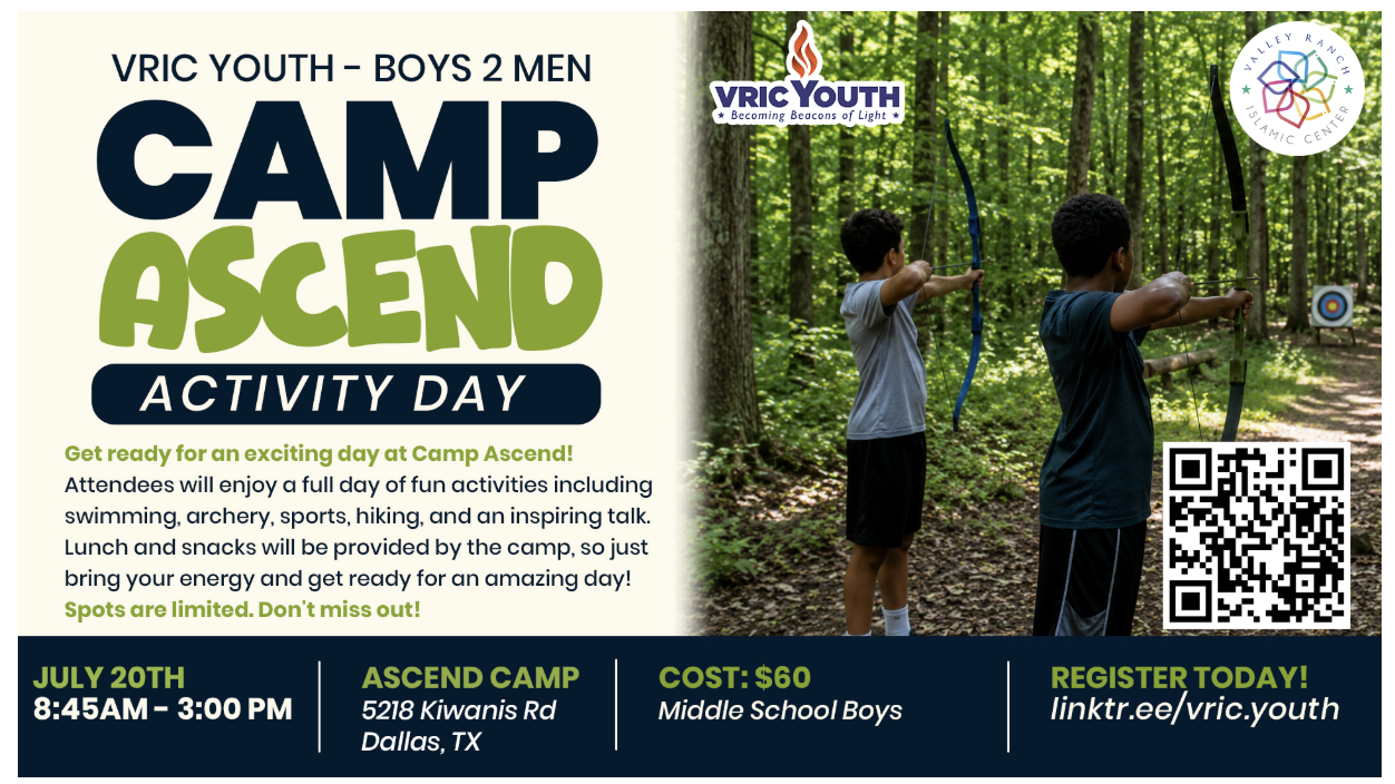 VRIC Youth – Boys 2 Men Camp Ascend Activity Day