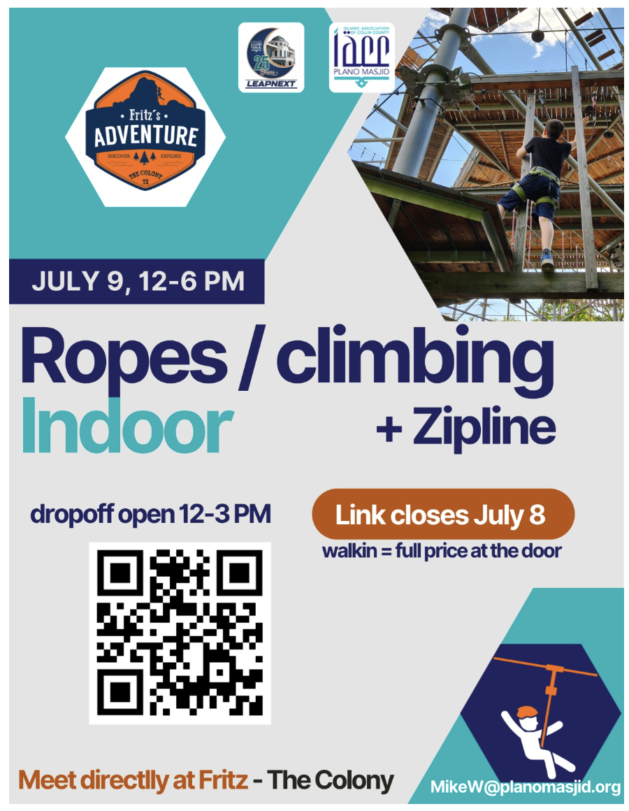 Ropes / climbing Indoor + Zipline