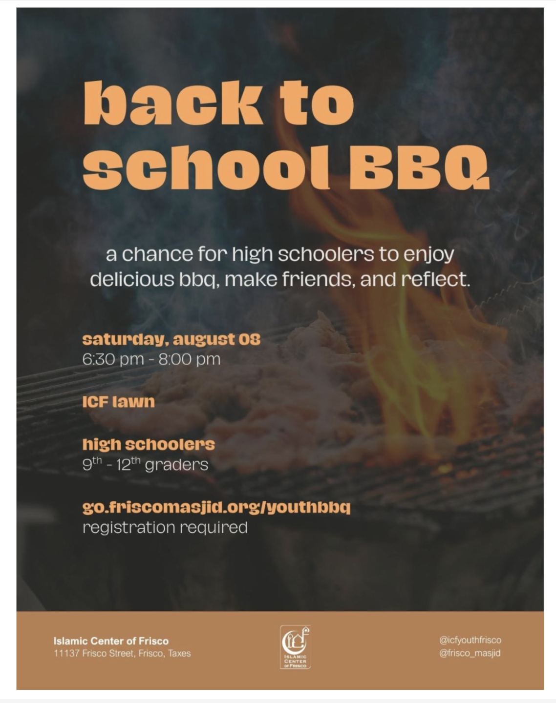 back to school BBQ