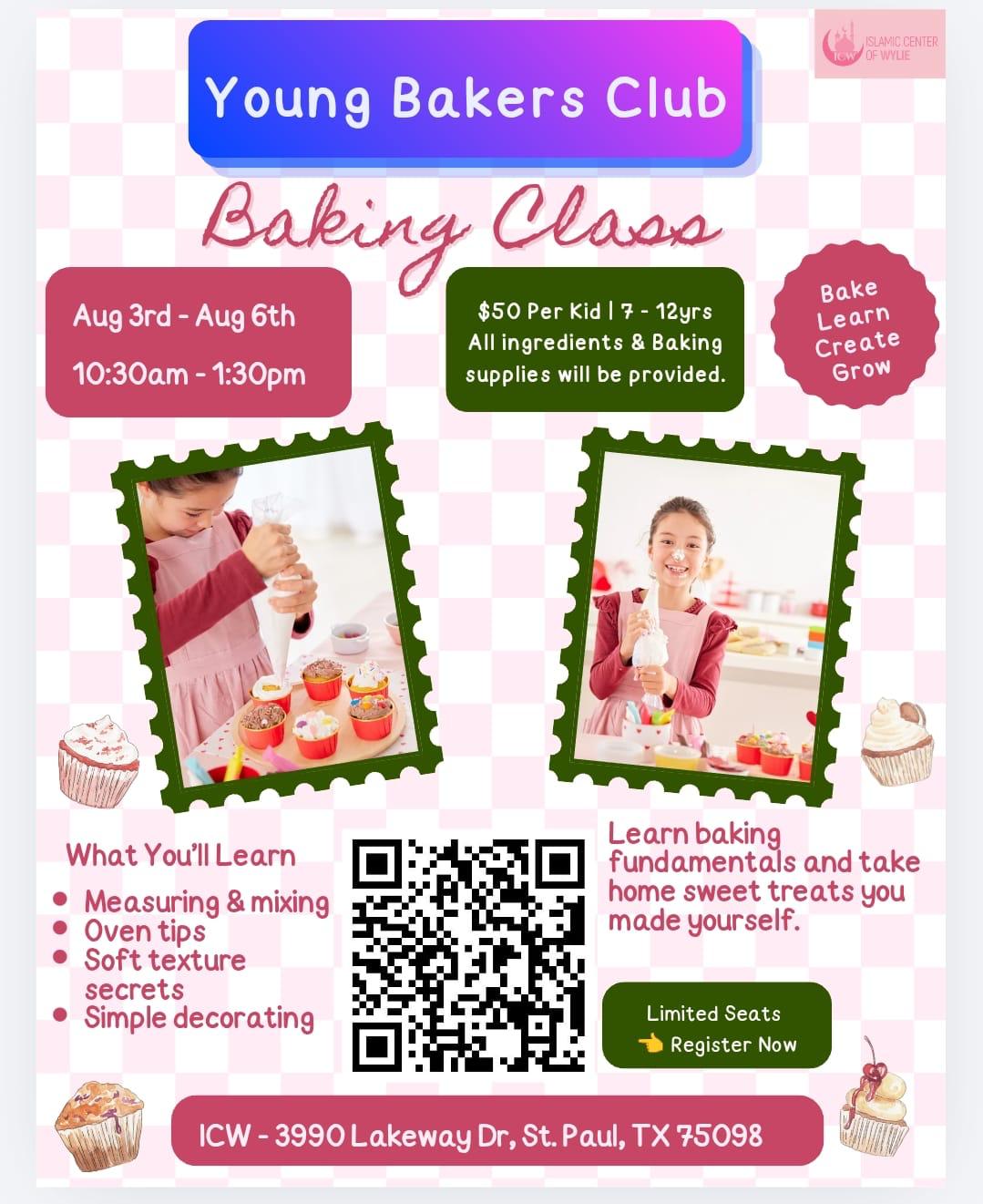 Young Bakers Club Baking Class