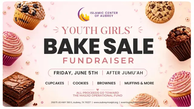 Youth Girls’ Bake Sale Fundraiser