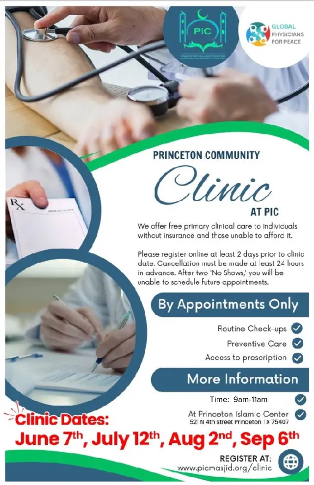 Princeton Community Clinic at PIC