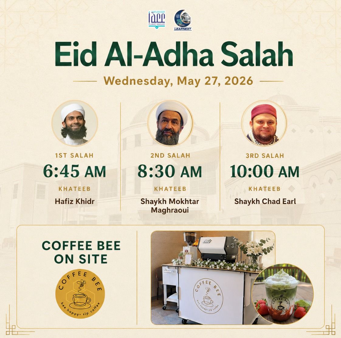 Eid Al-Adha Salah - 1st Salah