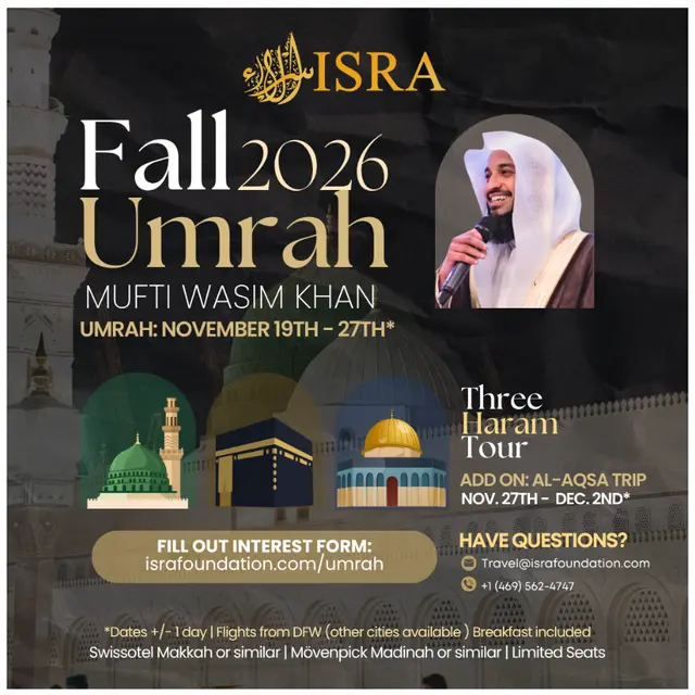 ISRA Fall 2026 Umrah
