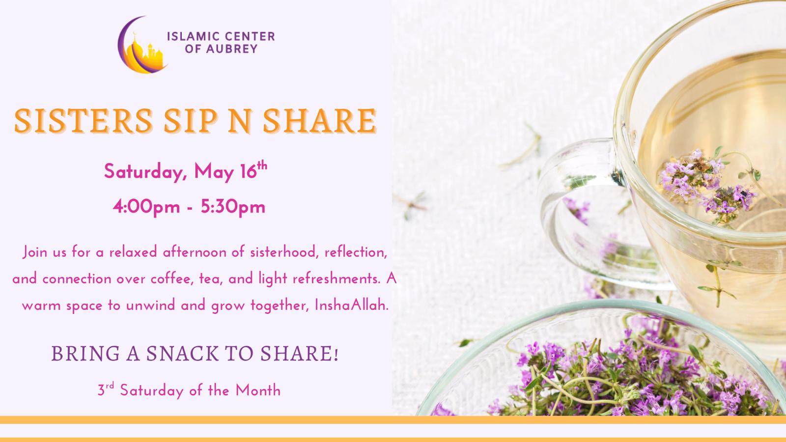 Sisters Sip n Share
